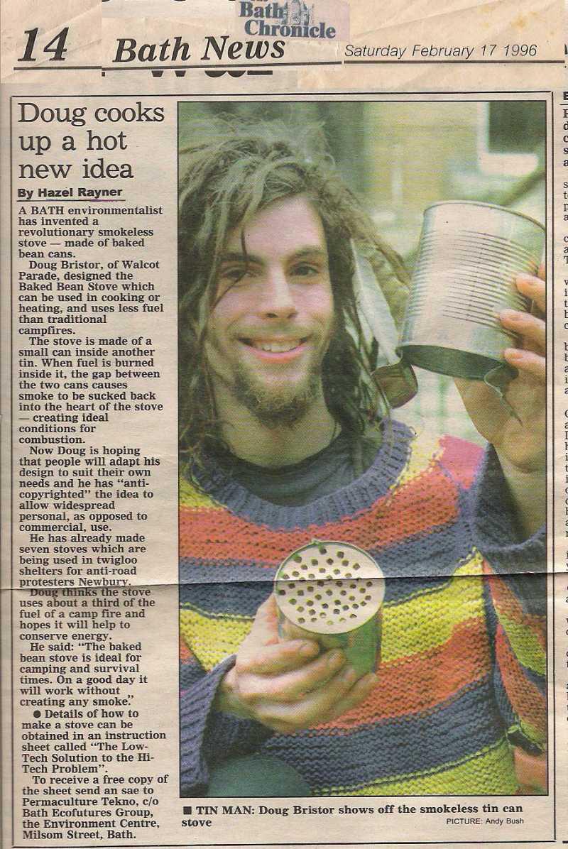 Bath Chronical Newpaper article 1996